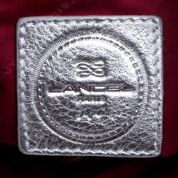 Pre Owned Lancel Silver Leather Premier Flirt Bucket Shoulder Bag