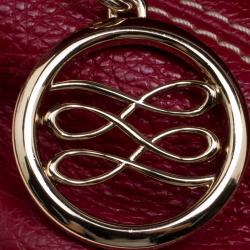 Pre Owned Lancel Red Leather French Flair Tote