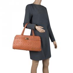 Pre Owned Lancel Brown Leather Dalisecret Bag