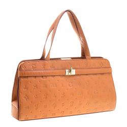 Pre Owned Lancel Brown Leather Dalisecret Bag