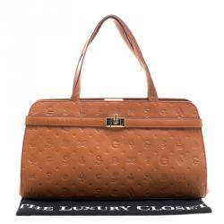 Pre Owned Lancel Brown Leather Dalisecret Bag