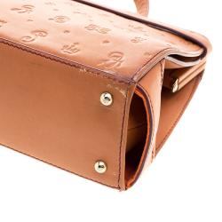 Pre Owned Lancel Brown Leather Dalisecret Bag