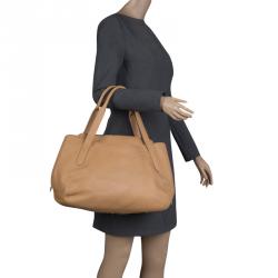 Pre Owned Lancel Brown Leather Satchel