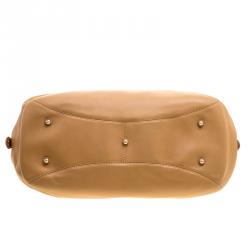 Pre Owned Lancel Brown Leather Satchel