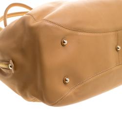 Pre Owned Lancel Brown Leather Satchel