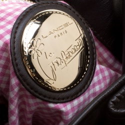 Pre Owned Lancel Brown Suede and Leather Le Brigitte Bardot Hobo