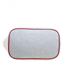 Pre Owned Lancel Grey Fabric French Flair Tote