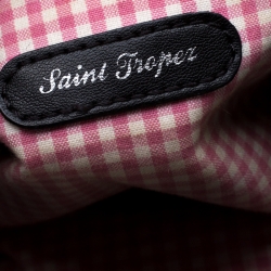 Pre Owned Lancel Black Fabric and Leather Le Brigitte Bardot Hobo