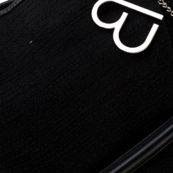 Pre Owned Lancel Black Fabric and Leather Le Brigitte Bardot Hobo