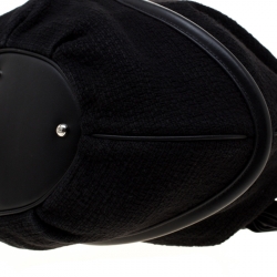 Pre Owned Lancel Black Fabric and Leather Le Brigitte Bardot Hobo