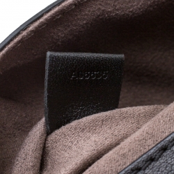 Pre Owned Lancel Black Leather Varenne Shoulder Bag