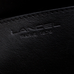 Pre Owned Lancel Black Leather Varenne Shoulder Bag