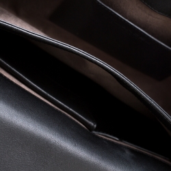 Pre Owned Lancel Black Leather Varenne Shoulder Bag