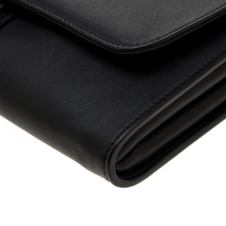 Pre Owned Lancel Black Leather Varenne Shoulder Bag