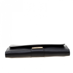 Pre Owned Lancel Black Leather Varenne Shoulder Bag