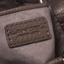 Pre Owned Lancel Brown Leather Premier Flirt Bucket Bag