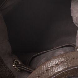 Pre Owned Lancel Brown Leather Premier Flirt Bucket Bag