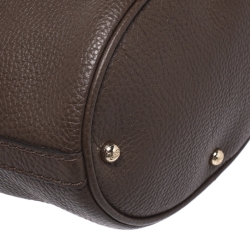 Pre Owned Lancel Brown Leather Premier Flirt Bucket Bag