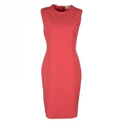 Lanvin Orange Ruched Dress