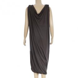 Pre Owned Lanvin Draped Dress L