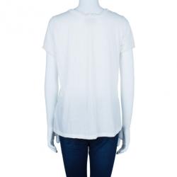 Pre Owned Lanvin 120 Print Embellished T-Shirt M