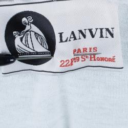 Pre Owned Lanvin 120 Print Embellished T-Shirt M