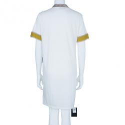 Pre Owned Lanvin Floral Embellished Short Dress L