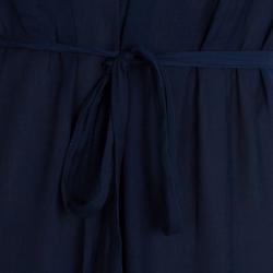 Pre Owned Lanvin Navy Belted Slip Dress S
