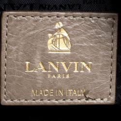 Pre Owned Lanvin Beige Leather Happy Shoulder Bag