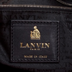 Pre Owned Lanvin Pink Quilted Leather Amalia Cabas Tote