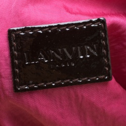 Pre Owned Lanvin Multicolor Printed Coated Canvas and Patent Leather 2009 Tote