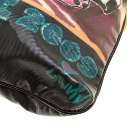 Pre Owned Lanvin Multicolor Printed Coated Canvas and Patent Leather 2009 Tote