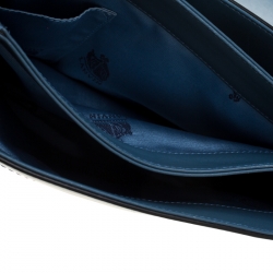 Pre Owned Lanvin Blue Quilted Leather Sugar Shoulder Bag