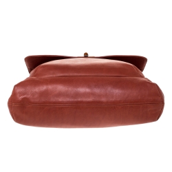 Pre Owned Lanvin Marron Leather Happy Shoulder Bag