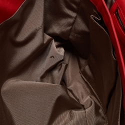 Pre Owned Lanvin Red Quilted Leather Happy Shoulder Bag