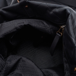Lanvin Black Quilted Leather Tote