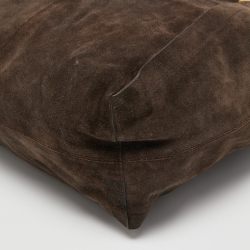 Pre Owned Lanvin Brown Suede Tote