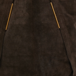 Pre Owned Lanvin Brown Suede Tote