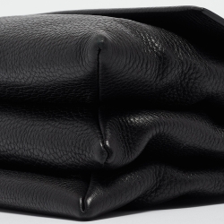 Pre Owned Lanvin Black Leather Sugar Tassel Flap Shoulder Bag