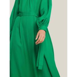 LAYEUR Green Borden Balloon Sleeve Poet Dress FR 34