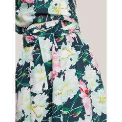 Pre Owned LAYEUR Multicoloured Reba Floral Print Wrap Tunic FR 46