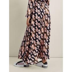 LAYEUR Pink Fitzgerald Button-Down Maxi Skirt FR 48