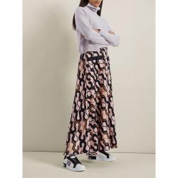 LAYEUR Pink Fitzgerald Button-Down Maxi Skirt FR 48