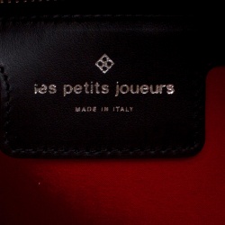 Pre Owned حقيبة ظهر لي بيتيت جوورس مايك أيس جلد أسود وفرو