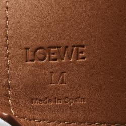 Pre Owned Loewe Tan Leather Obi Corset Belt M