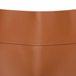 Pre Owned Loewe Tan Leather Obi Corset Belt M