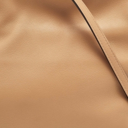 Loewe Brown Leather Mini Flamenco Clutch