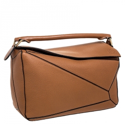 مملوكة مسبقًا حقيبة كتف لويفي بازل جلد بني فاتح متوسطة