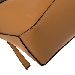 Pre Owned Loewe Brown Leather Small Puzzle Shoulder Bag