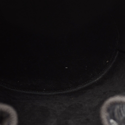 Pre Owned Loewe Grey/Black Canvas and Leather Balloon Anagram Bucket Bag